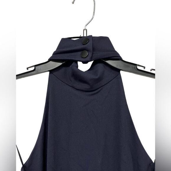 NWT Susana Monaco | Midnight Mock Open Back 32” Jumpsuit S - Picture 8 of 12